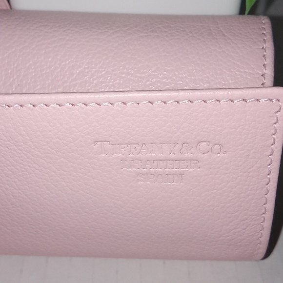Tiffany Leather Jewelry Travel Pink in